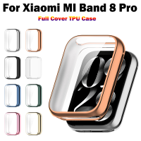 For Xiaomi Mi Band 8 Pro Watch Case Tempered Glass Protective Coverage TPU Full Cover Protector Fashion Sports Shell Accessories