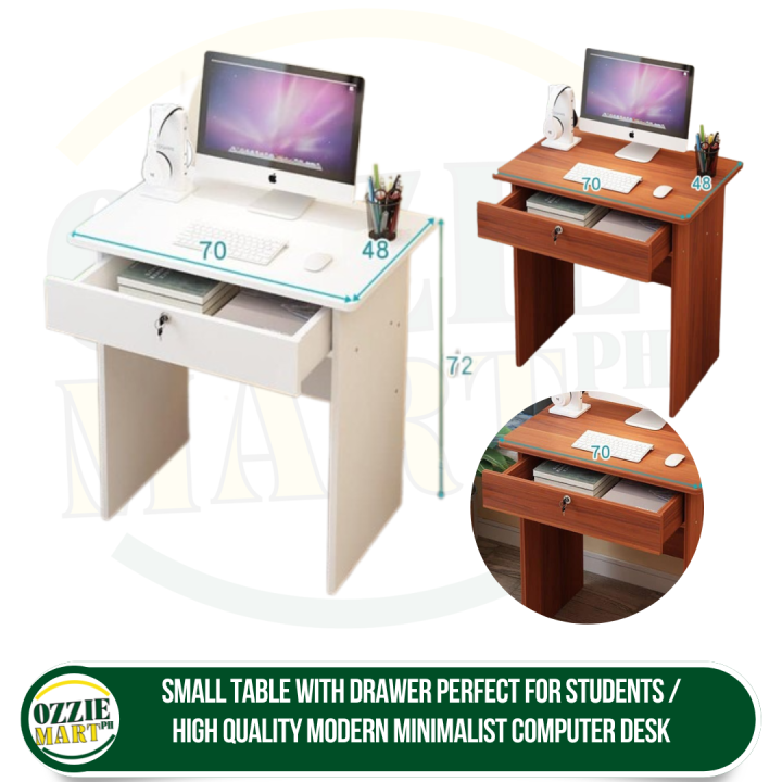 Ozziemart.Ph Small table with drawer ( chair not included ) minimalist