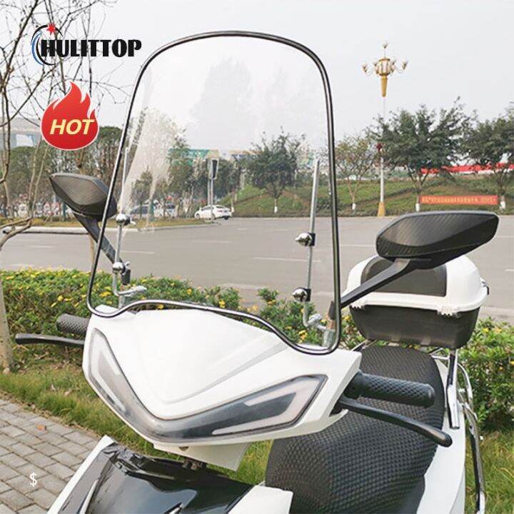Motorcycle Windshield Universal Electric Scooter Windshield HD
