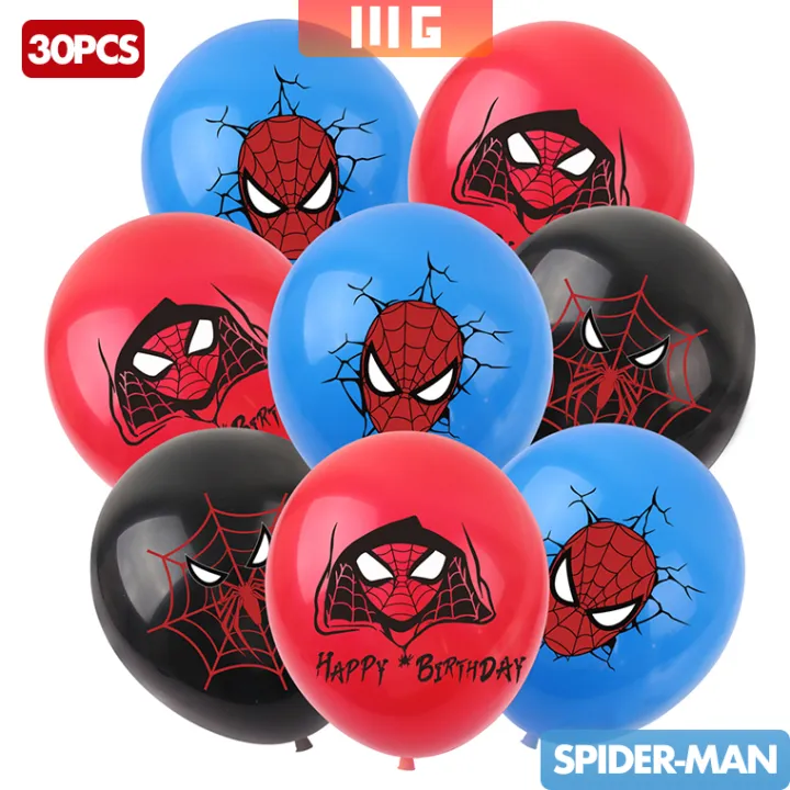 30pcs Paw Partol balloons Spider Man balloons children birthday party