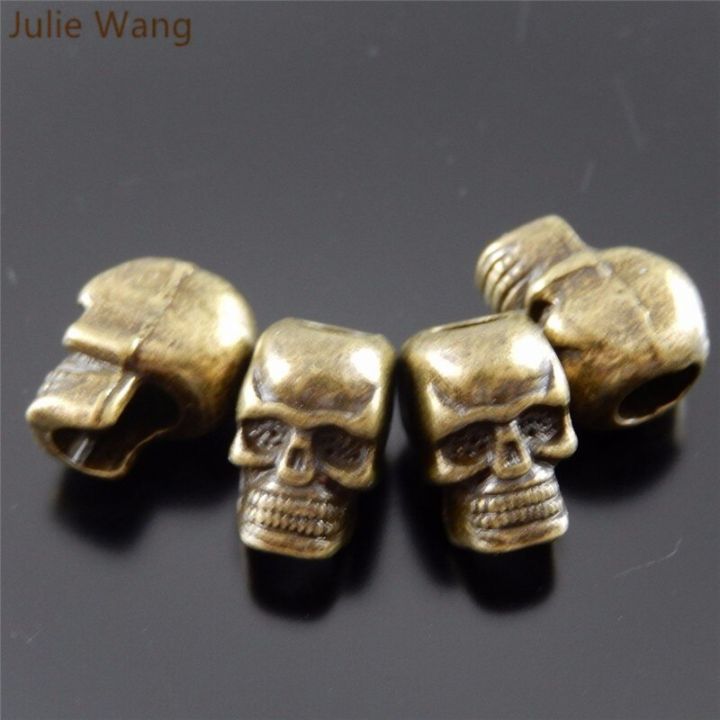 julie-wang-10pcs-skull-beads-metal-alloy-spacer-beads-handmade-jewelry-fashion-diy-bracellet-accessory-findings-crafts-making-diy-accessories-and-othe