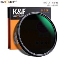 K &amp; F คอนเซปต์ ND2-ND32 Fader ND กรอง52มม. 62มม. 67มม. 72มม. 77มม. ไม่มี  "X" ตัวกรองปรับได้ความหนาแน่นของกลางสำหรับ Canon Nikon Sony