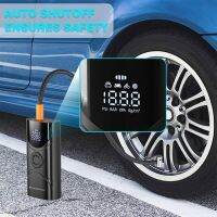 Car Air Compressor Mini-Portable Wireless Digital Electric Inflator Pump Inflatable for Auto Motorbike Bicycle-Tire 80W D7YA Air Compressors  Inflator