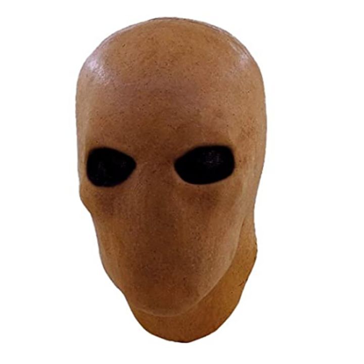 Slender Man Ghost Latex Mask Adult Scary Alien Head Mask Halloween ...