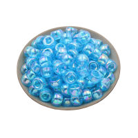 500PcsPack 6x9mm Color Plastic Barrel Bead Loose Beads Decorative Garment Material Handmade DIY Jewelry Accessories