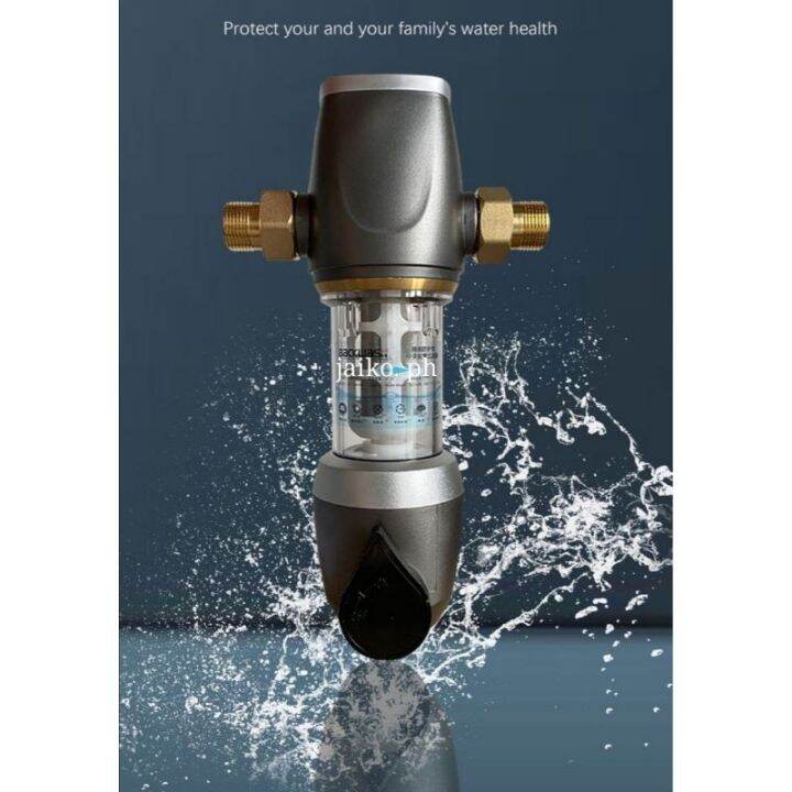 Household filter backwash large flow whole house tap water stainless
