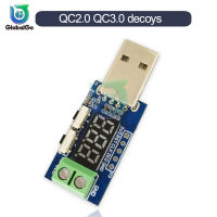 DC 3.6-20โวลต์ QC 3.02.0จอแอลซีดี USB S TEP Updown สก์ท็อปโมดูลแหล่งจ่ายไฟปรับเพิ่มบั๊กแปลงโวลต์มิเตอร์5โวลต์9โวลต์12โวลต์20โวลต์