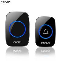 NEW Version กริ่งประตูไร้สาย 300 M Range cacazi กล่องกันน้ำ กริ่งประตู Wireless  Door bell กริ่ง กริ่งไร้สาย