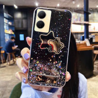 KOSLAM เคสสำหรับ VIVO โทรศัพท์ใบหน้าดาวสว่างสดใส Y78 5G Y27 4G 5G Y36 4G 5G Y35 Y02S Y02 Y16 Y22 Y22S Y56 5G Y100 Y77 5G คลังสินค้าพร้อมปลอกโทรศัพท์มือถือ TPU นิ่มสไตล์ใหม่5G