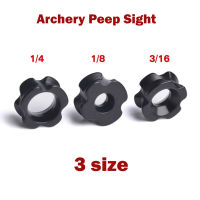 TOPOINT Archery Peep Sight Shot Compound Composite Bow Aluminum Alloy 1/8" , 1/4" , 3/16" View