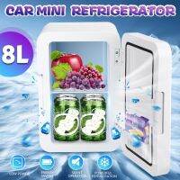 Car Refrigerator 8L Freeze Heating Fridge Compressor for Car Home Picnic Refrigeration Heating -22~65 Degrees 12V