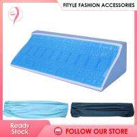หมอนลิ่ม Fityle ด้านหลังสายรัดขาสบายตำแหน่งล้มหมอนนอนเสื่อสำหรับการนอนหลับ