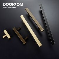 【YD】 Dooroom Dulu Handles Wardrobe Dresser Cupboard Drawer Cabinet Door Black/Gold Pulls Knobs