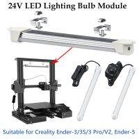 แถบไฟ LED เครื่องพิมพ์3D 22ซม. ชุดอัพเกรดหลอดไฟ24V สำหรับ Creality Ender-3/3S/3 Pro/Ender-5 V2/5เครื่องพิมพ์ Pro อุปกรณ์เสริม