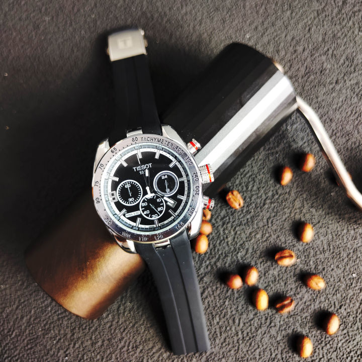 MY STOCK TISOT AAA quality fucntions men s watch chronograph