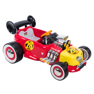 รถไฟฟ้าเด็ก Disney Mickey Roadster Racer 6-Volt Battery-Powered Ride On by Huffy ของแท้ Hola-hi-fi