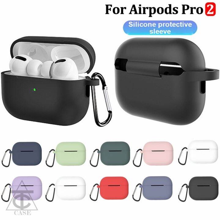 เคสหูฟัง-ซิลิโคนนิ่ม-กันกระแทก-พร้อมพวงกุญแจ-สําหรับ-airpods-2-แม่ค้าชาวไทย-พร้อมสต็อก