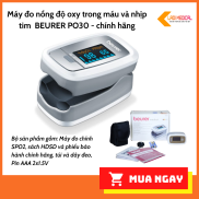 Máy Đo Nồng Độ Oxy Trong Máu Spo2 Và Nhịp Tim Beurer PO30