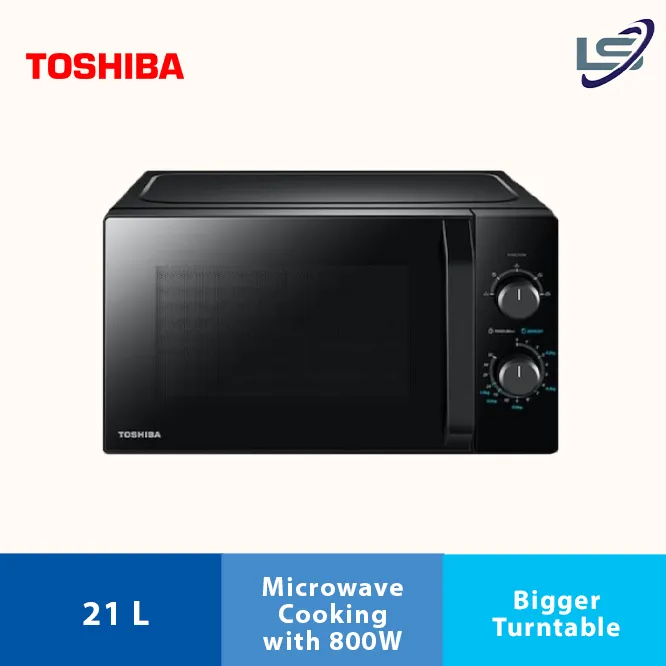 TOSHIBA 21L Microwave Oven MW2MM21PF(BK) Microwave Cooking Bigger