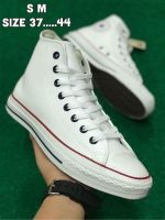 รองเท้าผ้าใบหนังหุ้มข้อ Converse All Star