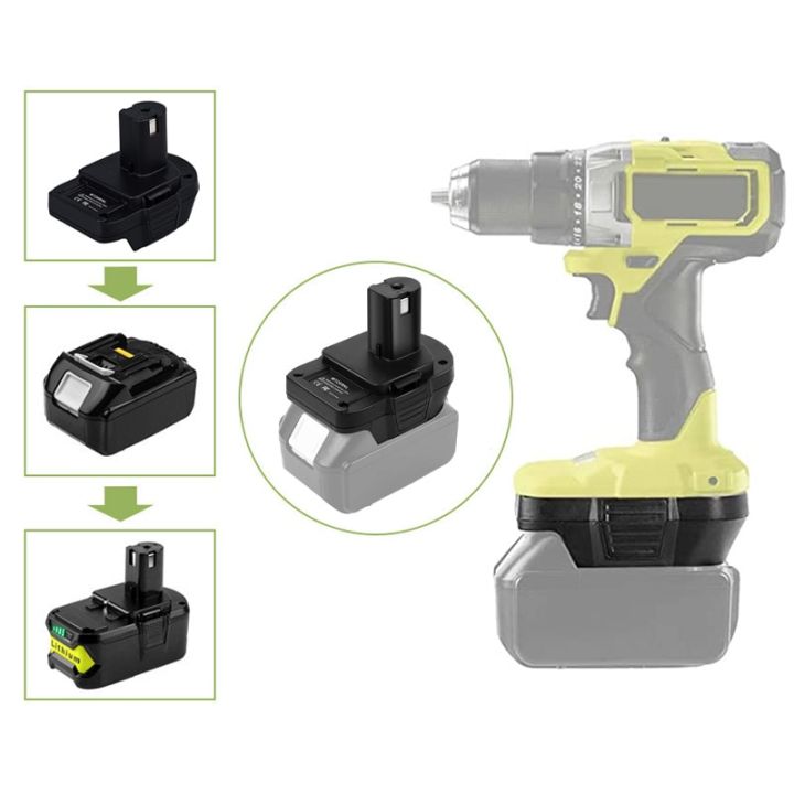 อะแดปเตอร์-dm18rl-mt20rnl-สำหรับ-makita-dewalt-milwaukee-18v-แบตเตอรี่ลิเธียมไอออนแปลงเป็น-ryobi-18v-แบตเตอรี่ลิเธียมไอออนแบตเตอรี่สำหรับ-ryobi-การใช้เครื่องมือ18v