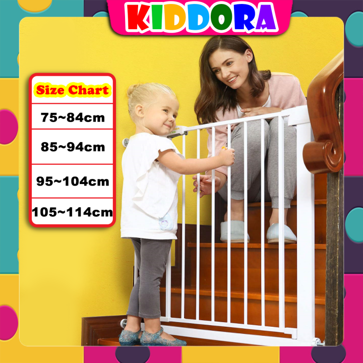 Safety Lock Baby Gate 75114CM Baby Safety Gate Auto Lock Pagar Bayi