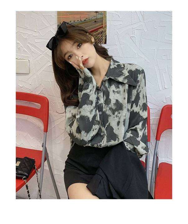 western-style-r-hong-kong-flavor-long-sleeved-shirt-female-loose-leopard-shirt-printing-ink