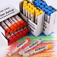 12pcs Single Color Oil Painting Stick Complementary White Heavy Color Oil Painting Stick Childrens Painting Supplies Drawing Painting Supplies