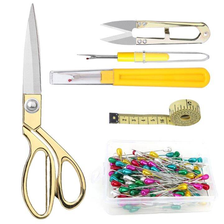 yf-imzay-sewing-scissors-set-with-fabric-cutting-small-yarn-tape-measure-seam-ripper