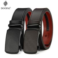 ▣▦✢ DOOPAI Leather Waist Strap Male Automatic Buckle Waistband Mens High Quality Girdle Belts For Women Men Gifts