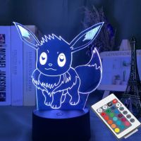 New Pokemon Pikachu Led 3D Night Light Kids Toy Anime Figures Cute Pikachu Bedside Lamp for Children Bedroom Decor Birthday Gift