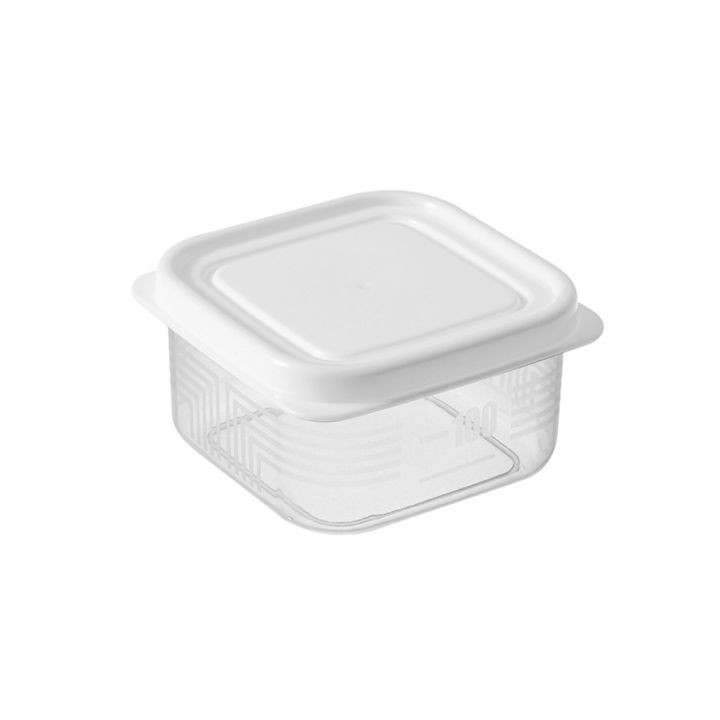 bereave-พลาสติกเกรดอาหาร-กล่องถนอมตู้เย็น-สี่เหลี่ยมสี่เหลี่ยม-โปร่งใสโปร่งใส-กล่องปิดผนึกอาหาร-ของใหม่-ต้านทานความเย็น-กล่องเก็บของแยก-ตู้เย็นในตู้เย็น