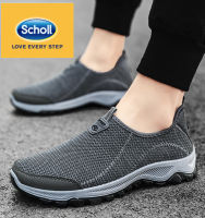 Scholl รองเท้าผู้ชาย Scholl รองเท้าผ้าใบรองเท้าผู้ชาย Scholl ผ้าใบรองเท้าผู้ชาย Scholl เวอร์ชันเกาหลี สไลด์ ผู้ชาย Scholl ขนาดใหญ่