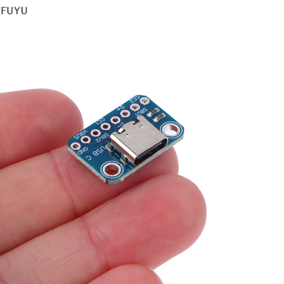 FUYU USB 3.1 Type C ตัวเชื่อมต่อ16พินอะแดปเตอร์ซ็อกเก็ตตัวเมียเพื่อต่อสายไฟและสายเคเบิล16พินสนับสนุนบอร์ด PCB