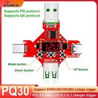 ATORCH 2 IN 1 PD2.0 3.0 5V 9V 12V 15V 20V fast Protocol charge trigger decoy voltmeter Qualcomm QC3.0 trigger Voltage detector