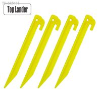 ✻℗ 4 Pcs Tent Pegs Plastic Tent Stakes For Sand Beach Tent Lightweight Safety Nylon Materials 19 cm Length Outdoor Camping Hiking