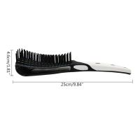 ；‘【；- 8 Rows Detangling Brush Detangler Comb For Curly Wavy Wet Dry Thick Long Hair