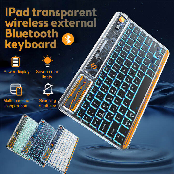 Winstong RGB Bluetooth Keyboard 7 Colors Adjustable Light Backlight