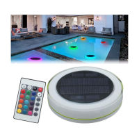 Floating Solar Lights LED Underwater Light Pool Floating Decorative Lamp with Remote Control