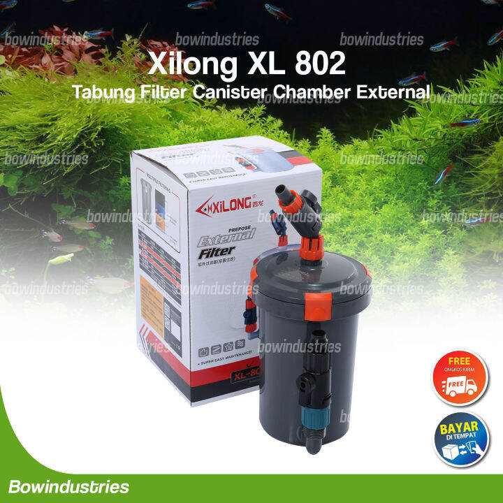CANISTER FILTER EXTERNAL AQUASCAPE AQUARIUM XILONG XL 802 Lazada