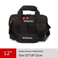 【Limited stock】 WORKPRO 12นิ้วกระเป๋าเครื่องมือ600D โพลีเอสเตอร์ช่างไฟฟ้ากระเป๋าสะพายชุดเครื่องมือกระเป๋าหลายกระเป๋าผู้ชาย C Rossbody กระเป๋าสำหรับเครื่องมือ