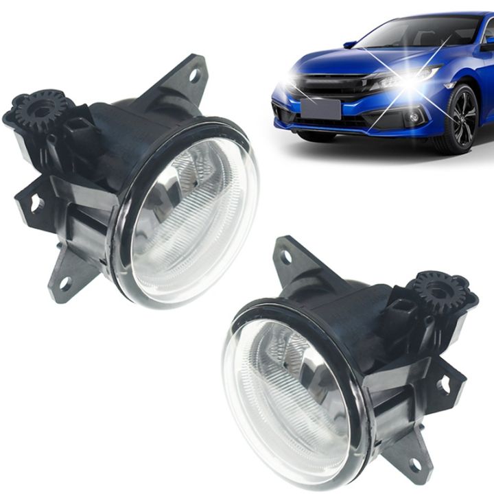 for-2019-2020-honda-civic-coupe-sedan-front-bumper-fog-light-lamp-cover-with-harness-switch-set