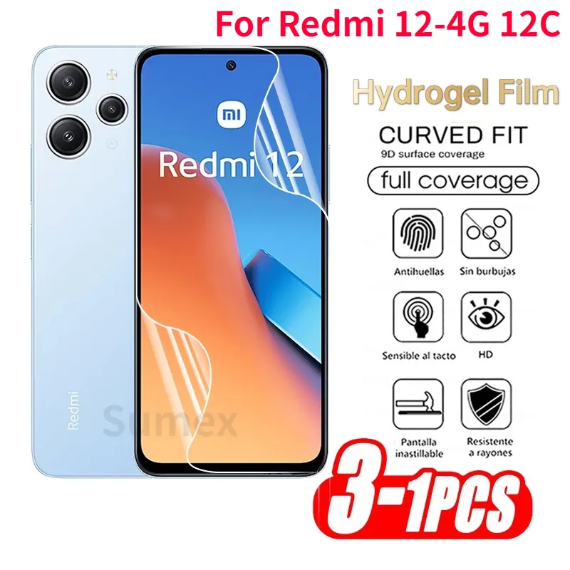 Xiaomi Redmi Note 12 5G Protector hidrogel Antihuellas