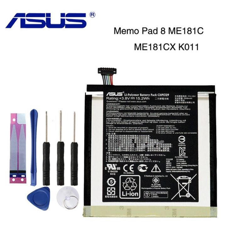 original-asus-c11p1329-แบตเตอรี่สำหรับ-asus-memo-pad-8-me181c-me181cx-3948mah