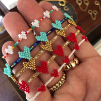 Go2boho celet For Girl Miyuki celet For Women Gift Boho Bead Designs Heart Pulseras Fashion 2021 Jewelry Trendy Jewellery