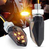 Motorcycle Turn Signals LED Light Mini Indicators Universal Light Super Bright Amber Blinker Lamp