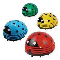 เครื่องดูดฝุ่นตั้งโต๊ะขนาดเล็ก Ladybug Dust Cleaner Desktop Coffee Dust Collector For Home Office Desktop Cleaning