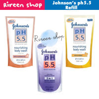 Johnsons ph5.5 สบู่เหลว สำหรับเด็ก ถุงเติม500ml ครีมอาบน้ำ