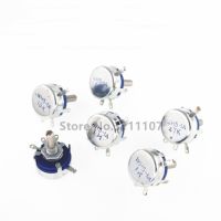 2PCS/LOT WH5-1A 470R 1K 10K 47K 4K7 100K 470K 220K 1K5 22K 1M ohm 3-Terminals Round Shaft Rotary Taper Carbon Potentiometer