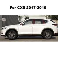 10pcsSet Car Door Window BC Pillar Posts Center Trim Cover Stickers For Mazda CX-5 CX5 2011-2019 Auto Exterior accessories